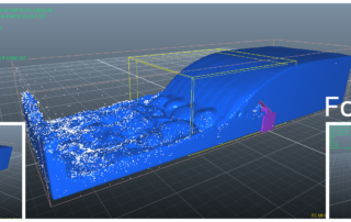 Fluid Mesh with Foam Particles