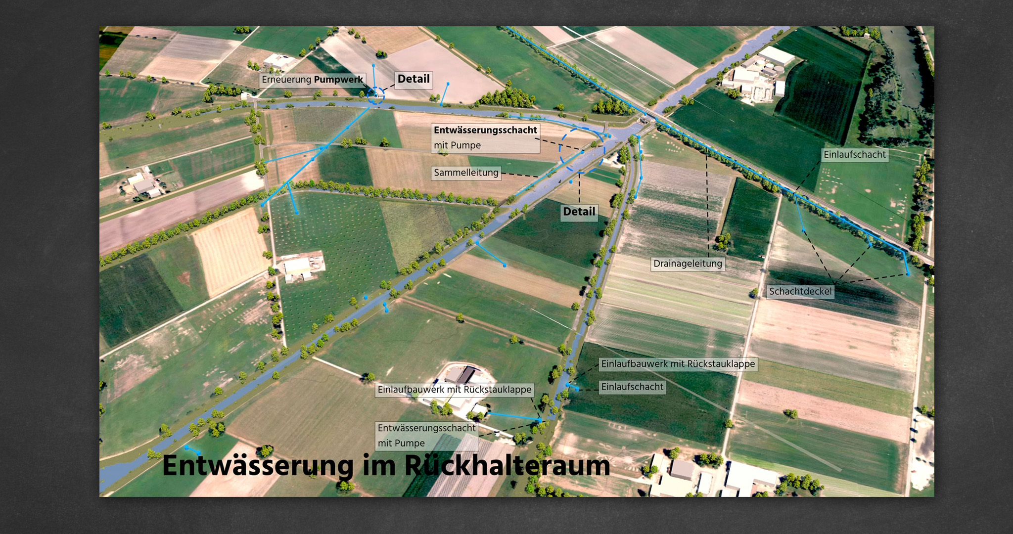 Planungsvisualisierungen für den Rheintaler Binnenkanal